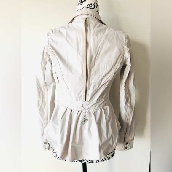 Lululemon Out and About Peplum Jacket Ecru Off-White 2 - Picture 2 of 9